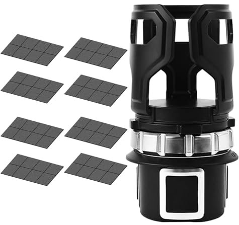 Yuiturt Auto Getränkehalter mit Elastischem Greiferdesign, Verstellbarer Flaschenhalter für Auto, KFZ Trinkhalter Cupholder Dosenhalter, Air Vent Getränkehalter für Wasser, Kaffee, Saft