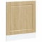 vidaXL Pannello Lavastoviglie Porto Rovere Sonoma 60x1,5x67 cm