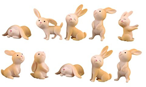 Supvox 10-teiliges Zubehör Für Landschaftsdekorationen Mini-Verzierungen Kunstharz-Dekorationen Für Den Schreibtisch Im Für Mooslandschaften Fotografie-Requisiten Zufälliger Stil