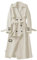 JUZILO Damen Trenchcoat Damen Trenchcoat Frühling Zweireiher Langer Mantel Jacke Wasserdicht und Winddicht Leichter Wintermantel Elegant Revers Slim Fit Übergangsjacke mit Gürtel