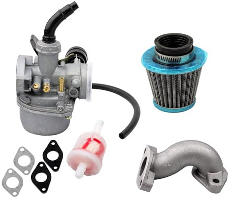 Carburatore Kit Carb Carburatore Universale Con Filtro Dell'aria PZ19 19mm Carburatore Per 50 70 90 110 125cc Dirt Bike Moto ATV Quad 4 Ruote(Big suit)