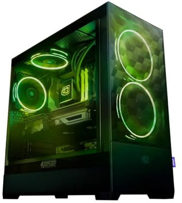 G4M3R® Hero Plus Gaming-PC Desktop | AMD Ryzen 7 7800X3D | GeForce RTX 5070Ti | 32 GB RAM DDR5 6000 MHz | 1TB SSD M.2 | ARGB-LED-Beleuchtung | Wi-Fi 6E | Custom-Wasserkühlung | Windows 11 Pro