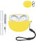 Silicone Protective Case for OnePlus Nord Buds 3 Pro Earbuds - Durable and Eco-Friendly Bluetooth Earphone Cover with Precise Holes and Charging Compatibility - Shock-proof, Comfortable Touch,Yellow