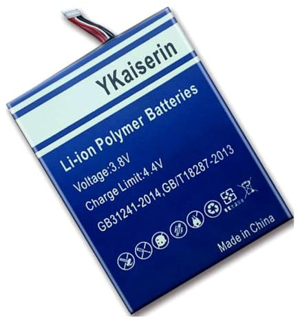 New Upgraded 5000mAh L12T1P31 0 Cycle Replacement Tablet Battery Compatible for Lenovo A2107 A2207,Repair kit with Tools