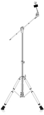 polar lights Cymbal Stand, Adjustable Cymbal Stand for Drum Hardware Percussion Mount Holder Gear Set Drum Hardware Set for Mounting Crash, Ride, Splash Cymbals, Double Braced Legs with Rubber Feet