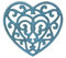 Stonebriar Trivet with Rubber Feet, Country Blue