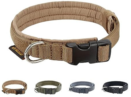 EXCELLENT ELITE SPANKER Nylon-Hundehalsband für Welpen, verstellbares Trainingshalsband, Schnellverschluss, leicht, ohne Würgeeffekt, für kleine und mittelgroße Hunde(COB-XS)