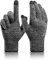 TRENDOUX Gloves Men, Touch Screen Glove Women Unisex - Non-Slip Grip - Elastic Cuff - Warm Lining - Stretchy Material - Premium Windproof Thermal Glove for Typing Driving Walking - Black Gray - XL