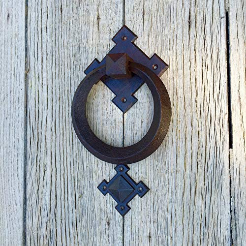 Antikas - Türklopfer kunsthandwerklich, Klopfer Haustür, Tür-Klopfer, Glocke Eingangstür