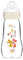 MAM Feel Good Babyflasche aus Glas (260 ml), Milchflasche mit weiter Öffnung, stabile Baby Trinkflasche mit Sauger Gr. 1, ab der Geburt, Hase/Fuchs