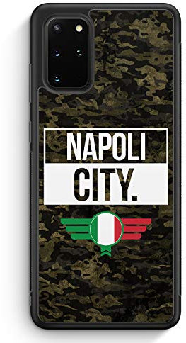 Napoli City Camouflage Italien - Silikon Hülle für Samsung Galaxy S20+ Plus - Motiv Design Italienisch Italy Italia Neapel - Cover Handyhülle Schutzhülle Case Schale