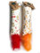 BALLMIE Cat Toy Catnip Kicker Cat Catnip Toy Feather (10 Fruit Cat (2 Kickers with Feather Tails))