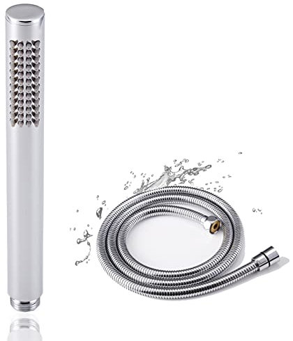 Oupukle Soffione doccia con tubo 1,5m, di alta qualità doccia soffione da ottone con tubo flessibiledoccia