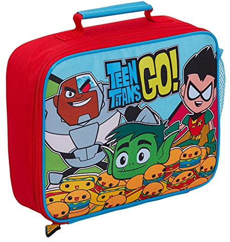 Teen Titans Go! Kids Lunch Bag for Boys and Girls Fully Insulated Sandwich Lunch Box for Kids Back to School Snacks Cooler Bag