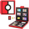 Game Card Case for Nintendo Switch,Portable & Thin Hard Shell Box, Protective Shockproof Cartridge Holder Carrying Storage Cases Box with 12 Card Slots for Switch Lite NS NX (Red Elf)