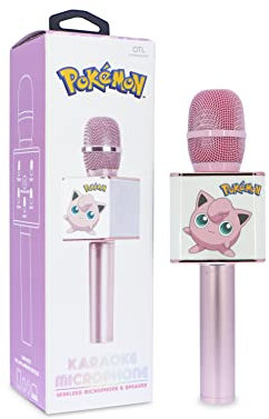 OTL TECHNOLOGIES Pokémon Jigglypuff Karaoke Microphone with Speaker