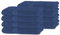 BANANALU 8er Set Handtücher 100% Baumwolle 50x100 Qualität 450g/m2, Dunkel Blau, Twilight Blue 19-3938
