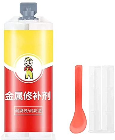 Allzweck-Reparaturkleber, Gussreparatur Kleber, Reparaturmittel für Metallkleber, hochfest Schweißkleber, hochtemperaturbeständiger flüssiger Metallschweißfüller (1PC)
