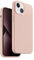 Uniq Hybrid iPhone 14 Lino Blush Pink Hülle