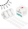 Phomemo D30 Thermal Paper - Jewelry Wires Cables Label Self-Adhesive Label Paper 12.5x74/0.49x2.91 White for Business Reselling Supermarket, Compatible with Phomemo D30, 3 Rolls