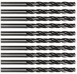 STROXX 10x Spiralbohrer - 5,5mm - HSS DIN 338 1,0-13mm - Rollgewalzt - Stahlbohrer - Metallbohrer - Zubehör für Bohrschrauber und Bohrständer