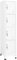 Homgoday Cabinet with Lock White 38 x 45 x 180 cm in Steel, Closet Closet Shelves for Internal Wardrobe with 4 Doors, Outdoor Cabinet, Outdoor Furniture, Broom Holder for Indoor Bathroom