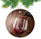 Weihnachtsbaumschmuck, 7,6 cm, Weinrot, für Familie
