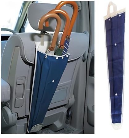 JNNJ Porta Ombrello per Auto, Borsa Pieghevole Per Ombrelli Da Auto, Organizer Per Ombrelli Da Auto, Borsa Pieghevole Per Ombrelli Da Auto, Portaombrelli Per Auto, Impermeabile