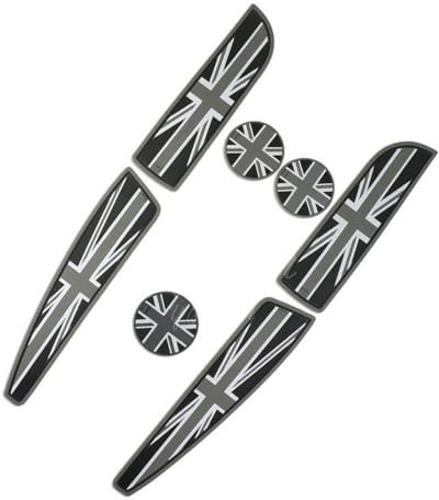 KONFORHOM 7pcs Car Styling Decor Door Groove Mat Pad Cup Holder Coaster Mat For Mini Cooper R56 3-Doors Hatchback 2007-2013