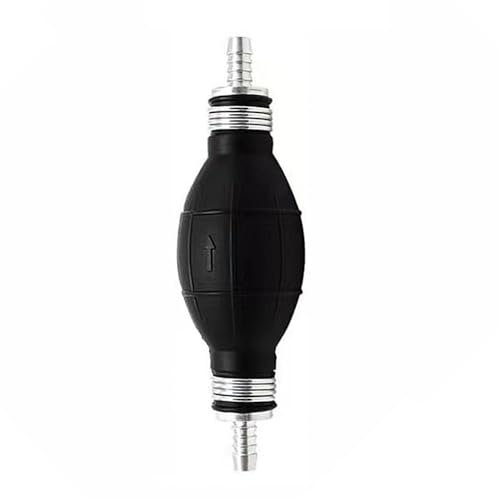 LATRAT 8mm Clapet anti-retour en caoutchouc pour pompe à huile, Pompe à carburant à main pour voiture, bateau, moteur diesel, essence(Noir)