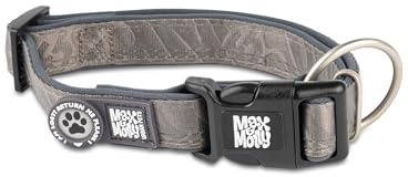 Max & Molly Hundehalsband mit Gotcha! Smart ID Sicherheitsanhänger, Matrix 2.0 Stein/XS, Halsband Hund Gepolstert & Reflektierend – Komfort für deinen treuen Begleiter