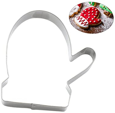 ABOOFAN Edelstahl Keksausstecher Handschuh Form ätzchen Ausstecher Und Fondantform Backwerkzeug Für Weihnachtsgebäck Und Schokoladenherstellung