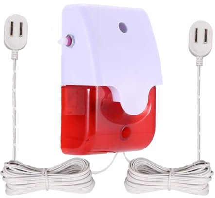 Détecteur de fuites d'eau avec Double sonde, 5M par câble de sonde, Max 120 DB réglable Acoustique & visuel capteur d'eau