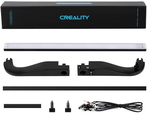 Creality Offizielles Ender 3 S1 Pro LED Licht Kit, 3D Drucker LED Lichtleiste, Einfache Installation, Energie und Stromsparendes Weiches Licht Ohne Stroboskop, 24V/5W für Ender 3 S1/ Ender 3 S1 Pro