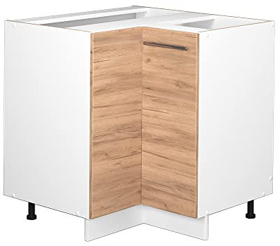 Vicco Eckunterschrank Fame-Line, Goldkraft Eiche, 80.5 cm