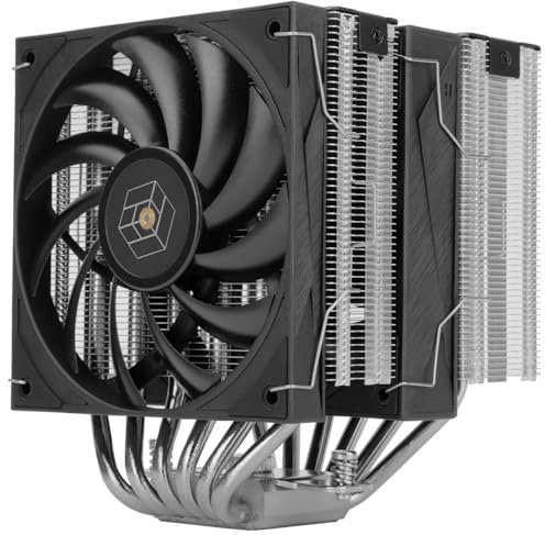 Thermalright Royal Knight 120 - Raffreddamento CPU con 6 dissipatori di calore, 2 ventole PWM da 12 cm, per Intel LGA115X/1200/2011/1700/1851; AM4/AM5