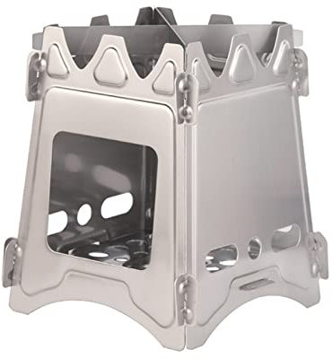 KWMAEEUID Grills Outdoor Leichter Camping Holzofen Tragbarer Outdoor Klappholzofen Brennendes Picknick Alkohol Holzofen Wandern