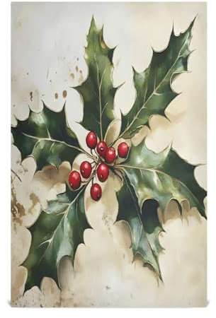 RPLIFE Geschirrtücher für die Küche, Weihnachtsmotiv, 71,1 x 45,7 cm, Bauernhaus-Küchenhandtücher