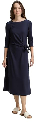Tom Tailor Damen 1047642 Jersey Midi-Kleid mit Knoten-Detail