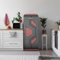 Alwayspon Vinilo autoadhesivo para nevera, 56 x 163 cm, diseño de puertas futuristas, calcomanías para nevera, calcomanías extraíbles para decoración del hogar y la cocina