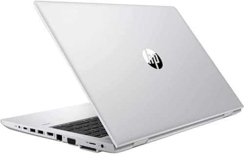HP ProBook 650 G4 Ordinateur portable | 15,6 po 1920 x 1080 FHD | Core i7-8650U – Disque dur SSD 256 Go – 8 Go de RAM | 4 cœurs @ 4,2 GHz Win 11 Home Silver (renouvelé)