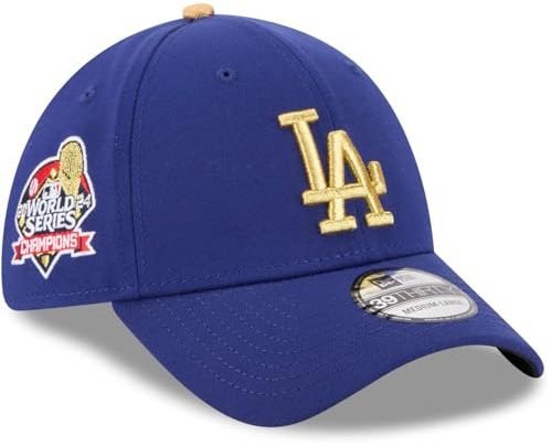 New Era 39Thirty Cap - MLB Gold Los Angeles Dodgers - L/XL