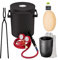 Four de fusion propane 2/4/5/6/10 KG Kit de four de fonderie de métaux avec creuset en graphite et amp;Pinces Casting Fonderie Devil Forge efficacité et précision(5KG)