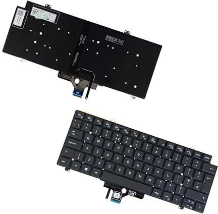 UK/US/ES/LES/FR Layout Backlit Keyboard for DELL Latitude 5420 (NOT Old E5420) 5421 5430 5431 5440 7420 2-in-1 7430 7520 7530 Precision 3470,3480 Keyboard (UK)