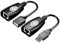Lurrose de Cable Ethernet USB Adaptador de Extensión USB Compatible para Impresoras Teclados Duradero y Portátil para Oficina y Hogar 1.5 Metros Color Negro
