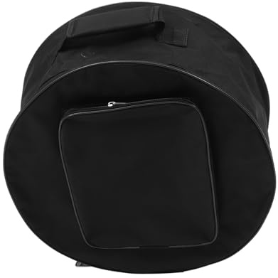 Tragbare Schutzhülle für Snare Drums Weihnachten Feier Schwarze | Oxfordstoff, Handtragbar und Transportabel, für Outdoor Einsatz, Praktische Hülle, Passend für 13/14 Zoll