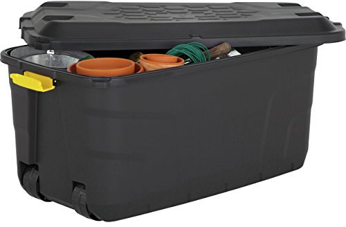 Heavy Duty Storage Trunk With Wheels 145 Litre.