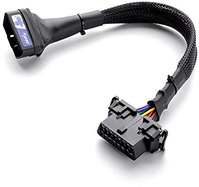 Bbfly-A15 OBD II OBD2 Adattatore cavo prolunga splitter 16 pin, estensione 30 cm