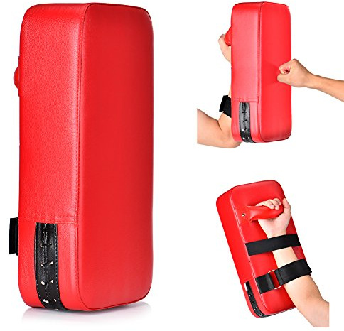 Queta PU Leather Punch Pad Hand Pads Kick Shield Punch Bag for Kickboxing Thai Boxing Karate UFC MMA