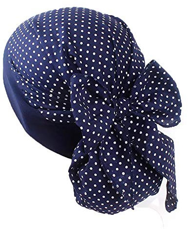 Pluto & Fox Kopftuch Damen Chemo Turban Elegant Bandana Kopfbedeckung für Krebs, Chemotherapie, Haarausfall, Schlaf, Make up (# 4)